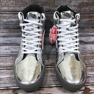 Vans sk8 high rare rio Olympic silver